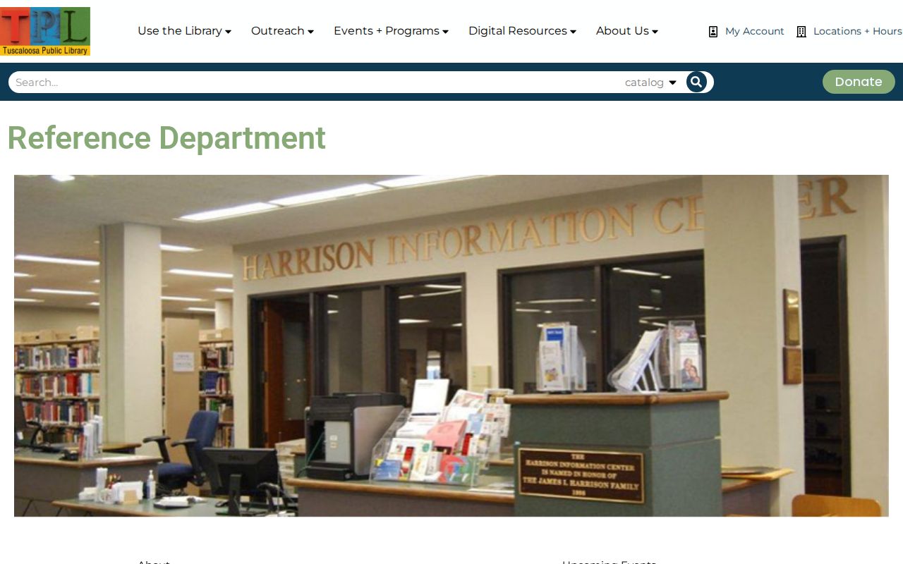 Tuscaloosa city directory library reference and local history help