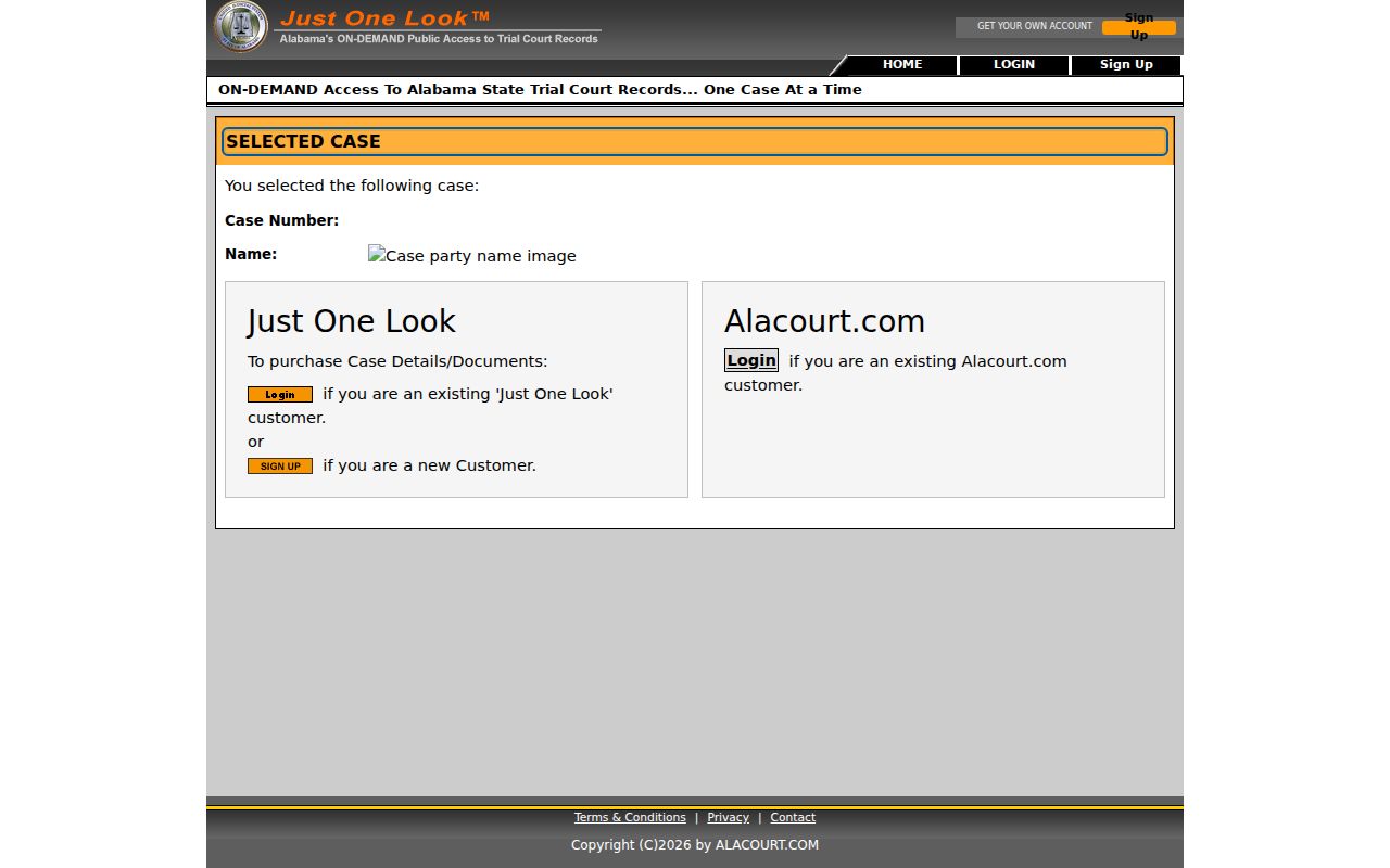 Tuscaloosa residents directory Alabama court case lookup